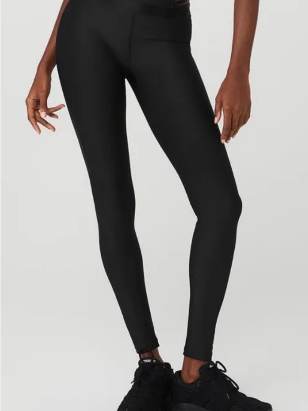 ALO Yoga Airlift Extreme High-Waist All Nighter Legging, Black- size Medium